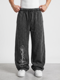 INDEX ACID WASH - (STRAIGHT FIT BAGGY BOTTOM)