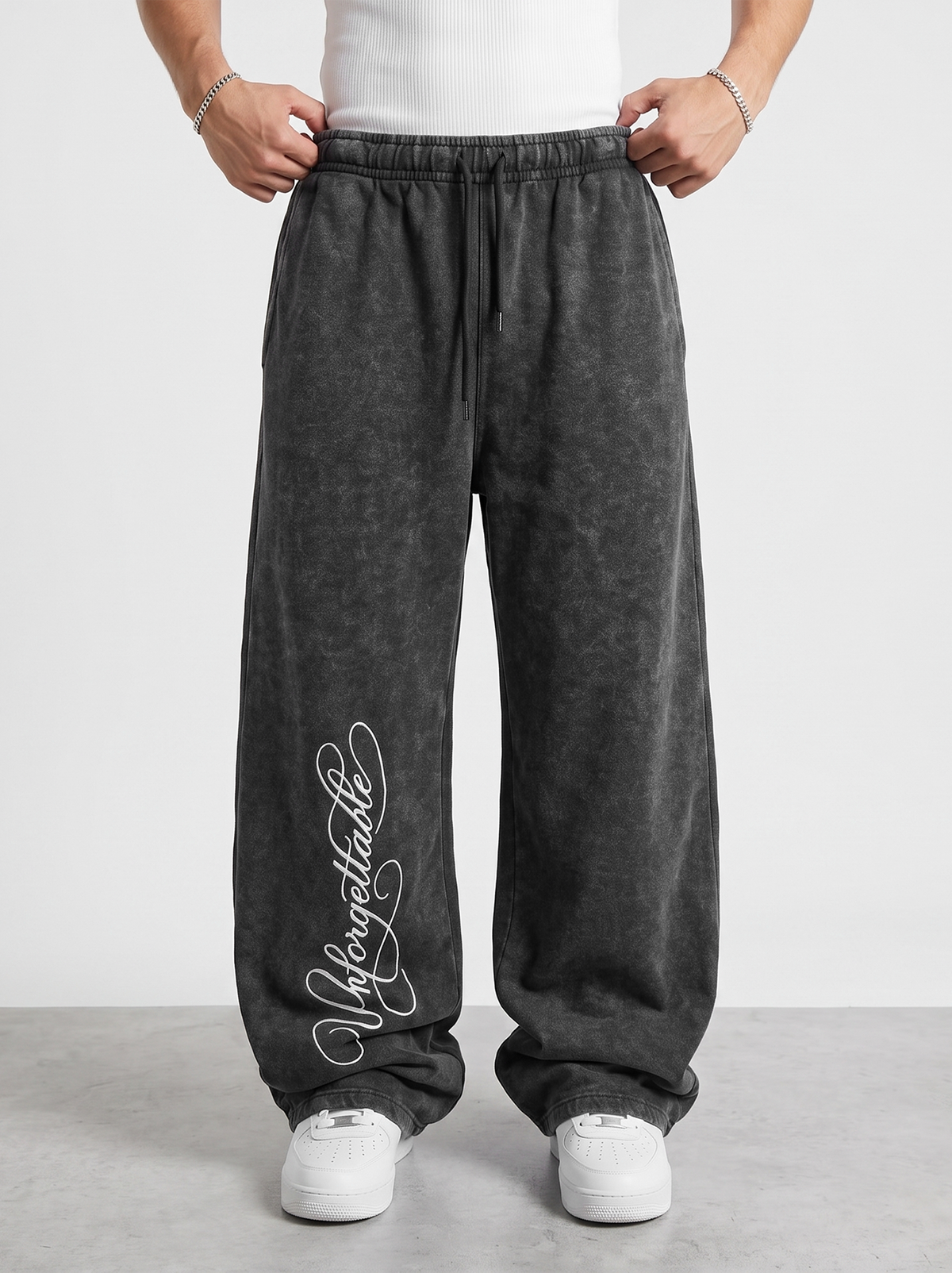 INDEX ACID WASH - (STRAIGHT FIT BAGGY BOTTOM)