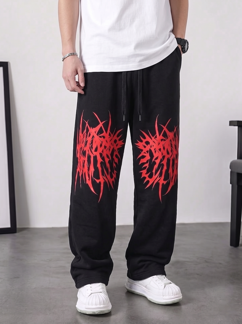CRIMSON BAGGY BOTTOM - BLACK