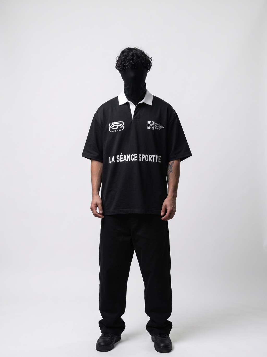 RUGBY POLO - BLACK