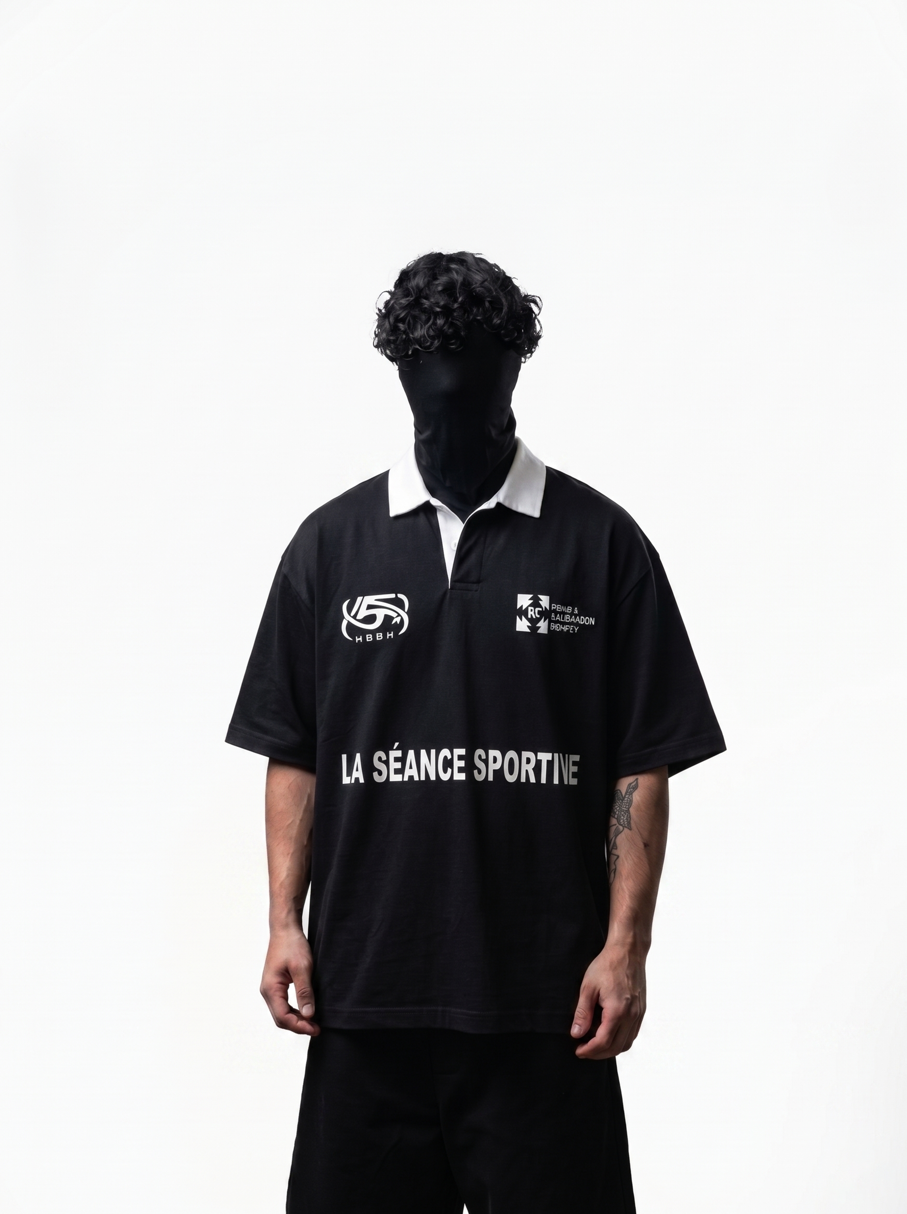 RUGBY POLO - BLACK