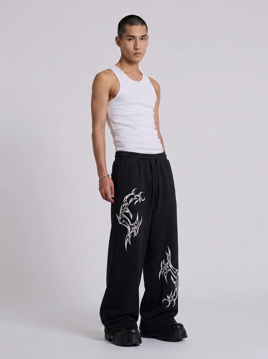 STATIC BAGGY BOTTOM - BLACK