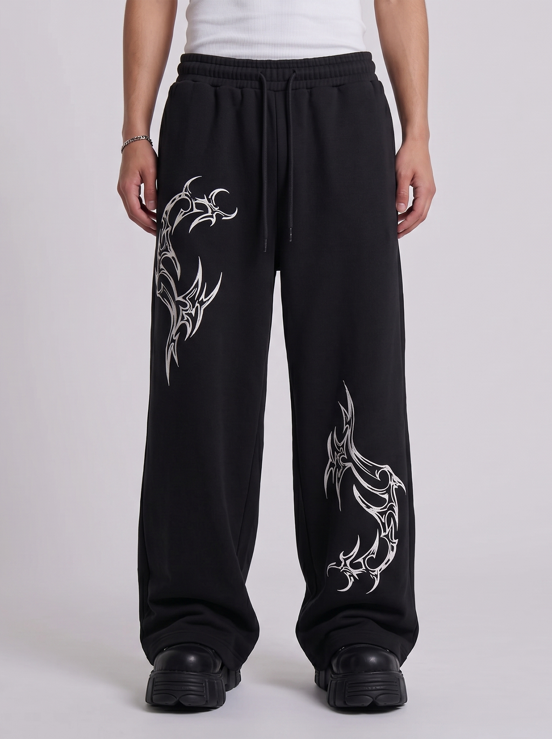 STATIC BAGGY BOTTOM - BLACK