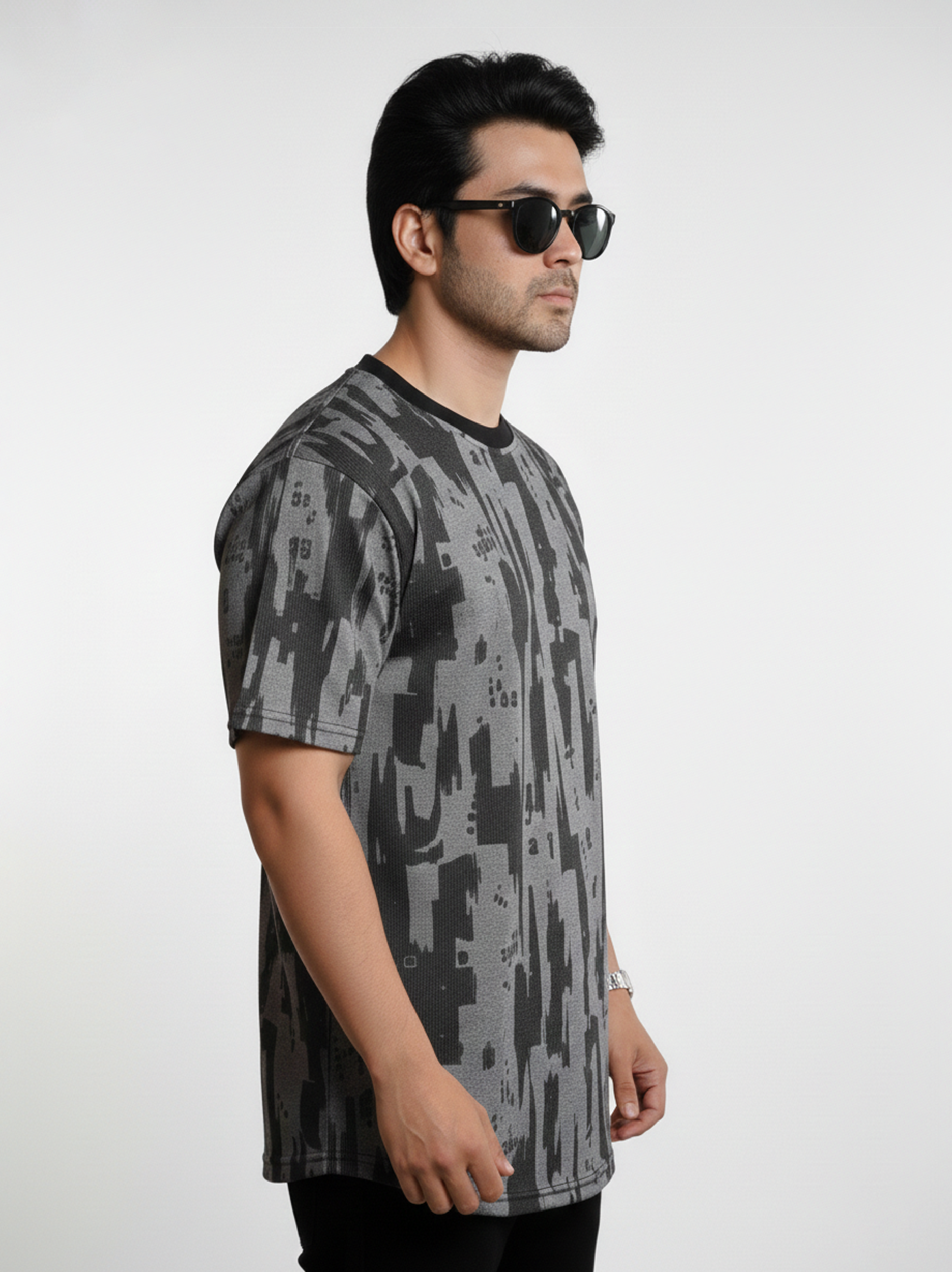 KINETIC HONEYCOMB TEE - Slate Ghost