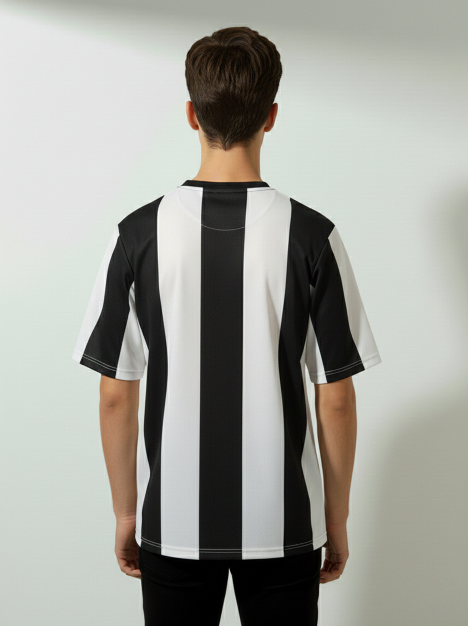 MONO VERTICAL TEE - BLACK