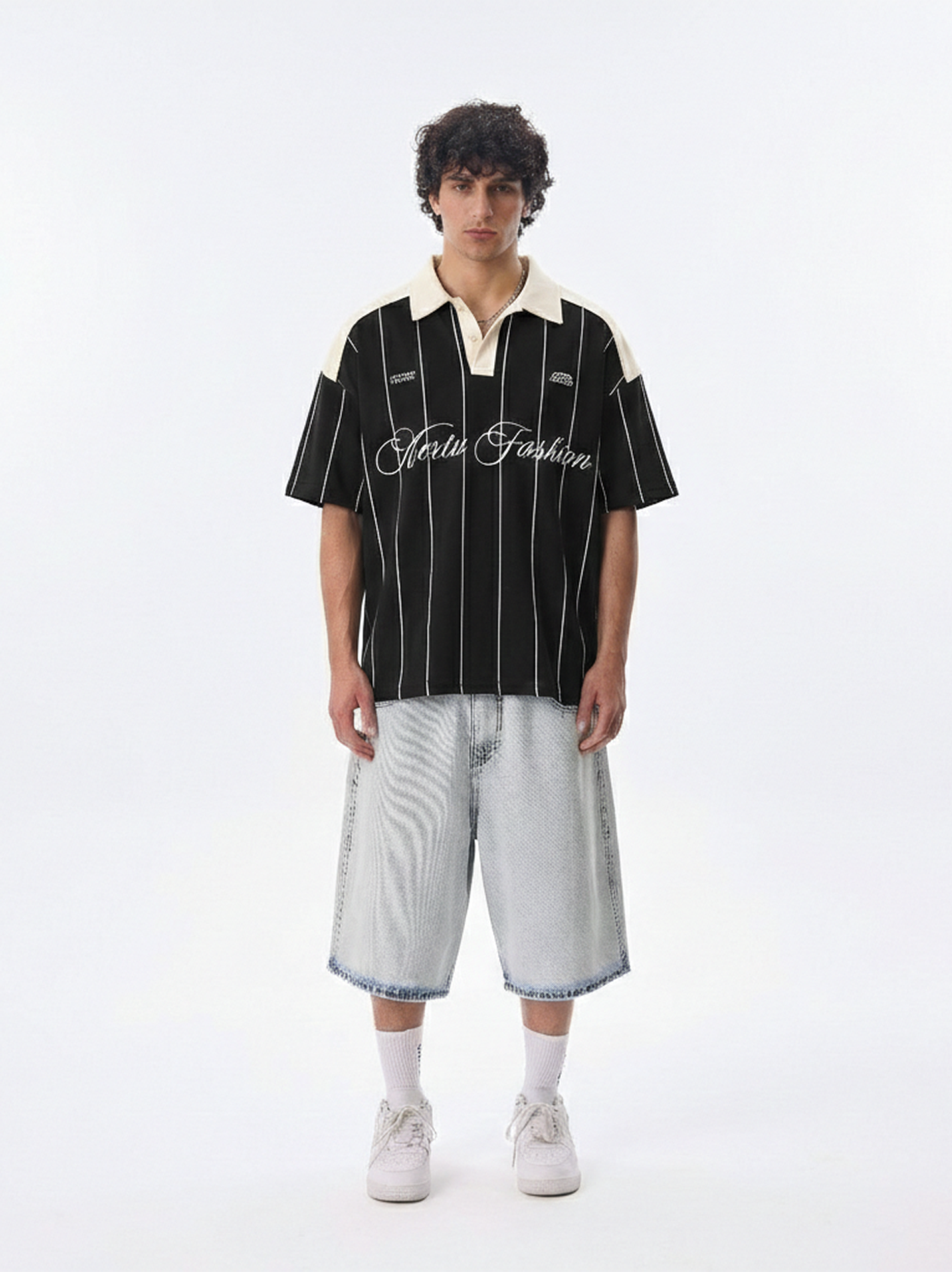 CYBER VINTAGE POLO - BLACK