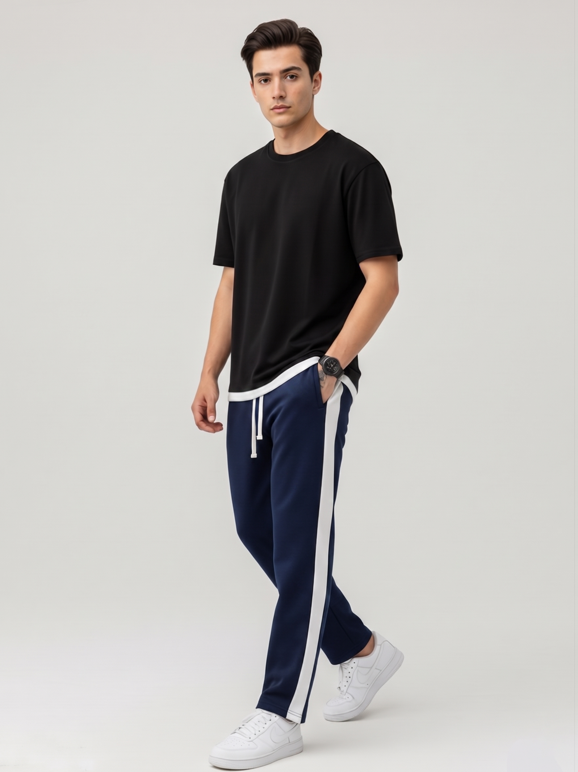 STREAK BOTTOM - NAVY BLUE