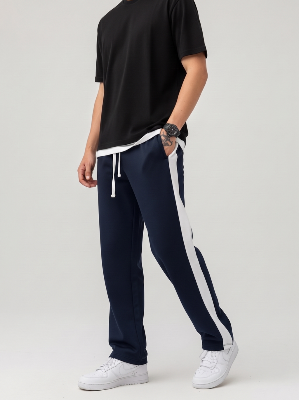 STREAK BOTTOM - NAVY BLUE