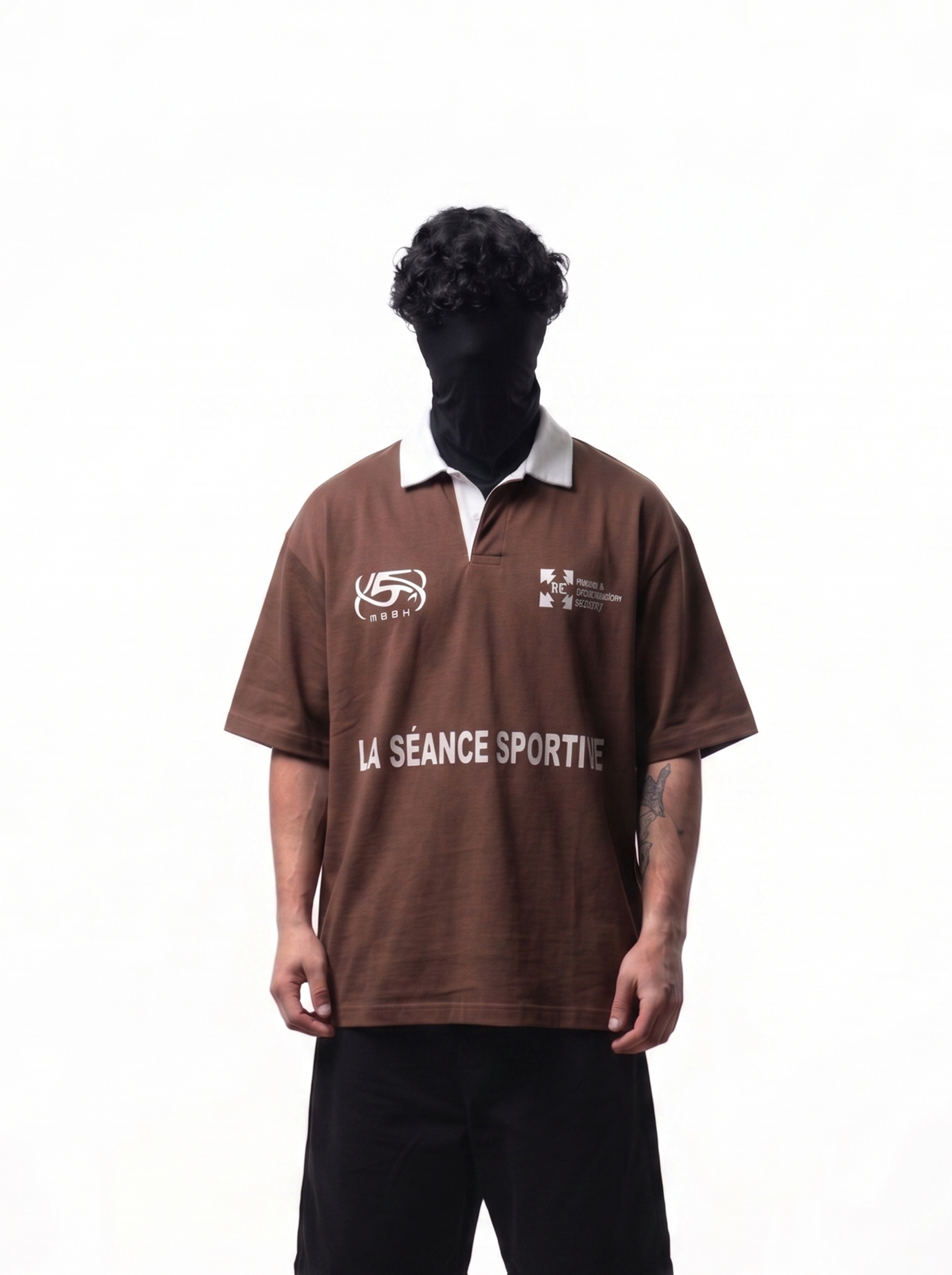 RUGBY POLO - BROWN