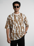 KINETIC HONEYCOMB TEE - Amber Earth