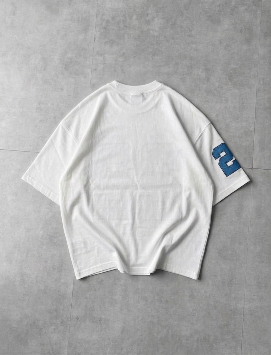 DIVISION-22 OVERSIZED TEE - WHITE