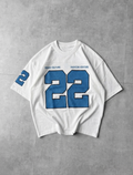 DIVISION-22 OVERSIZED TEE - WHITE