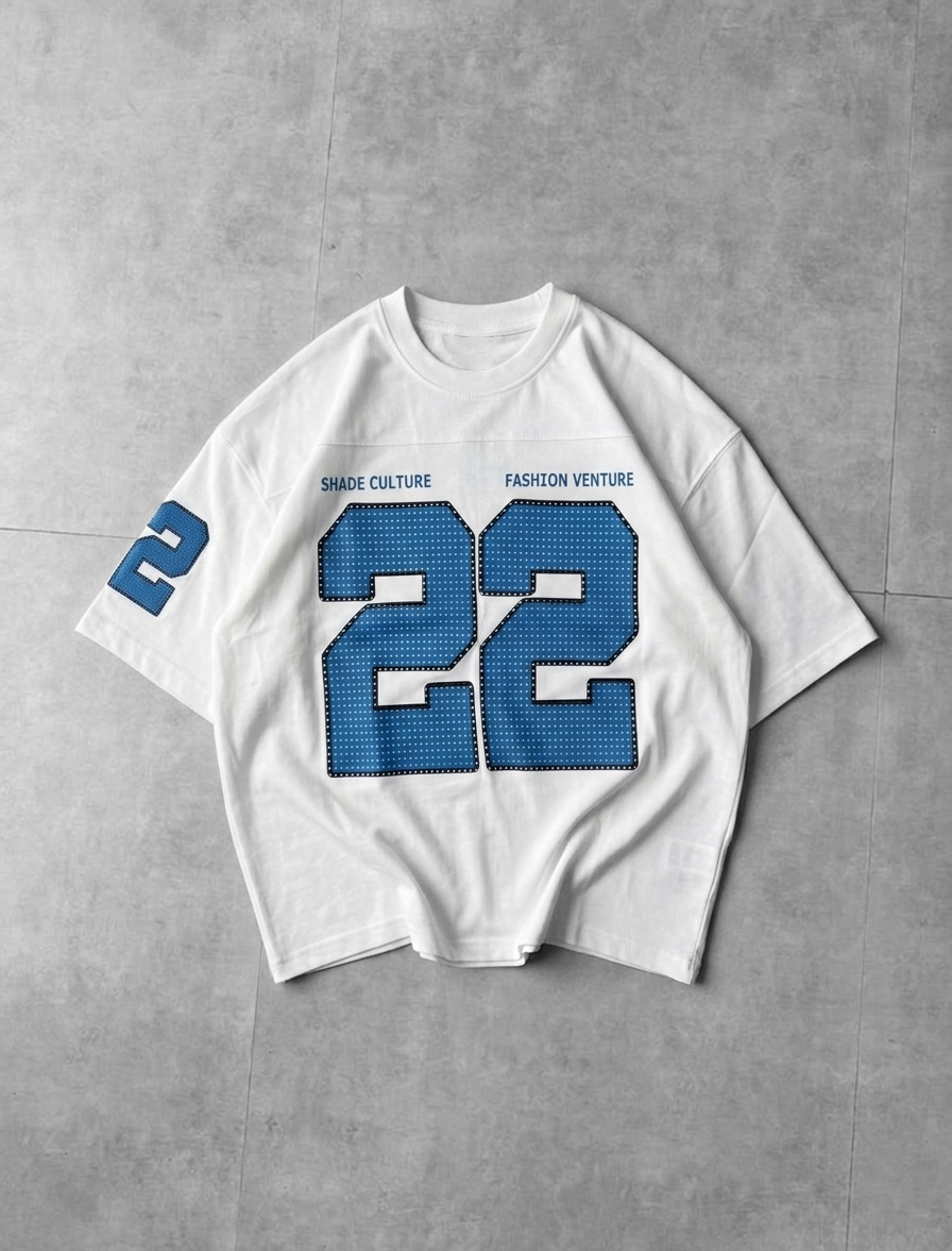 DIVISION-22 OVERSIZED TEE - WHITE