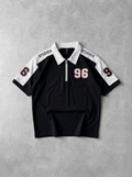 FORTIS ZIP POLO  - BLACK