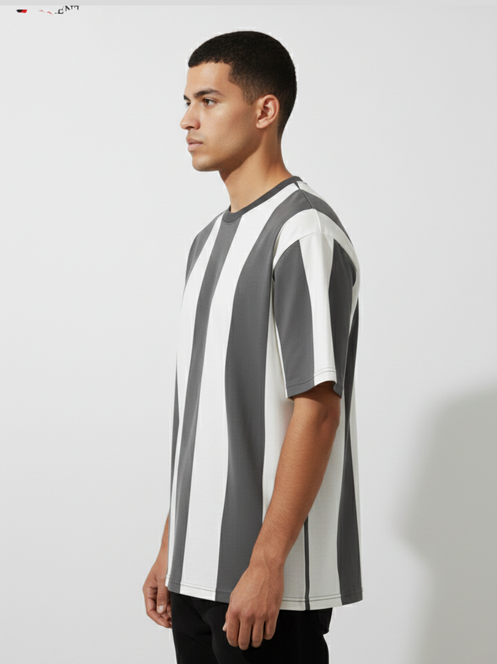 MONO VERTICAL TEE - GREY