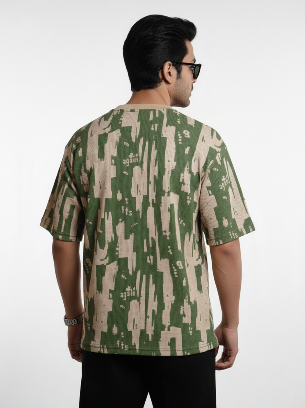 KINETIC HONEYCOMB TEE - Sage Matrix