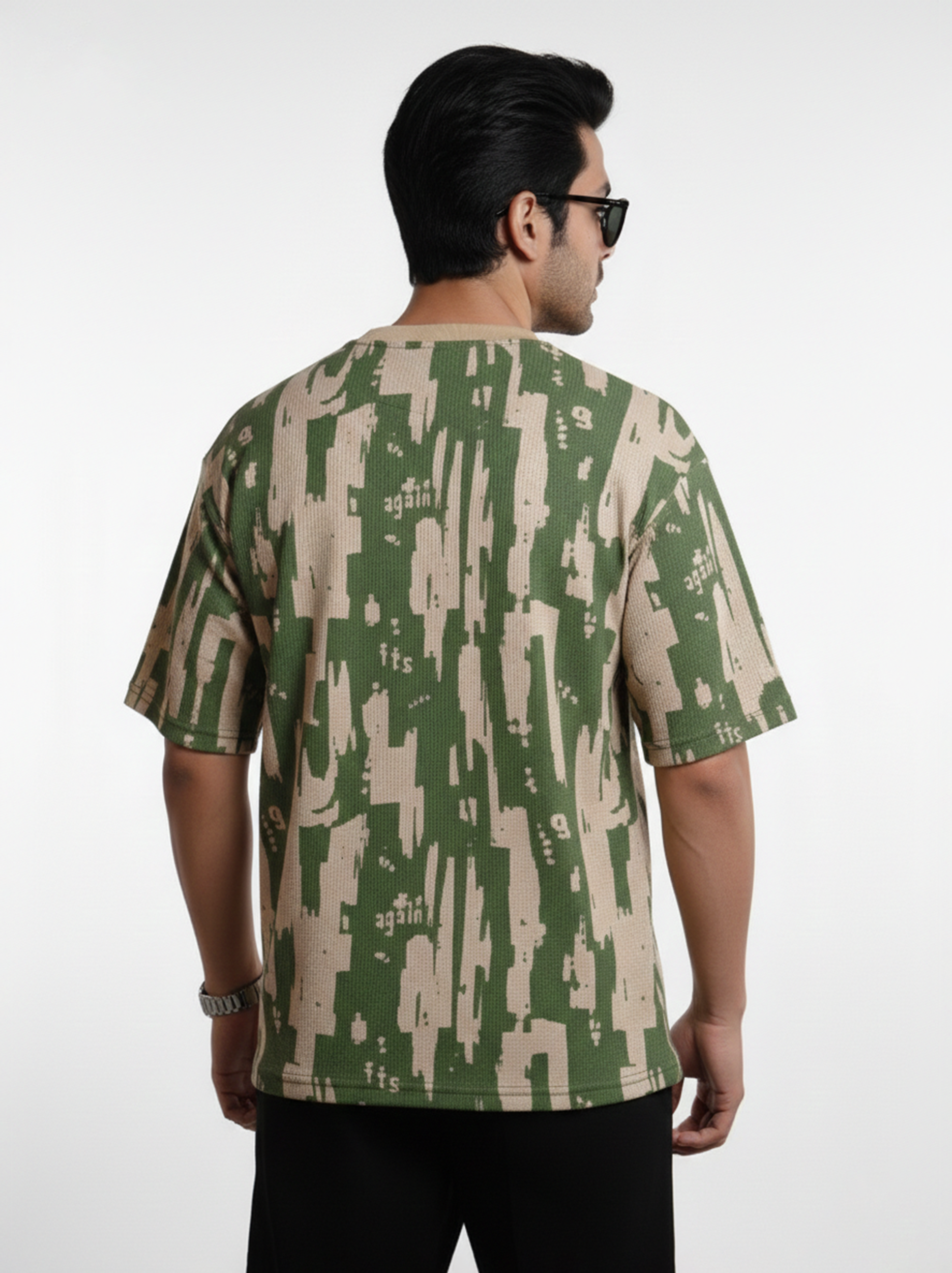 KINETIC HONEYCOMB TEE - Sage Matrix