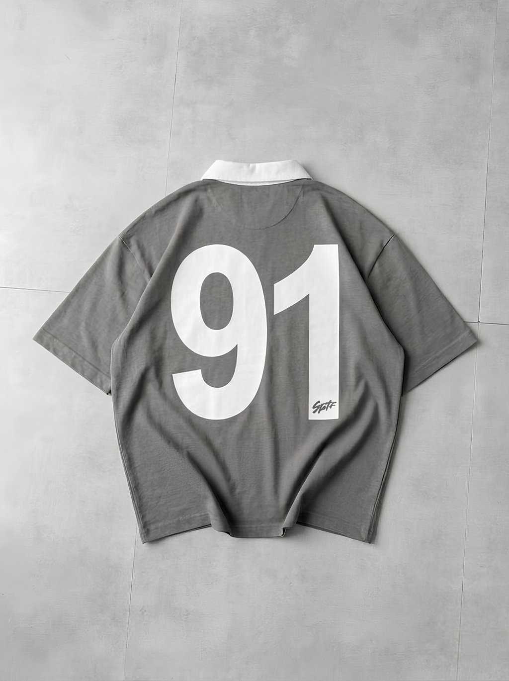 RUGBY POLO - GREY