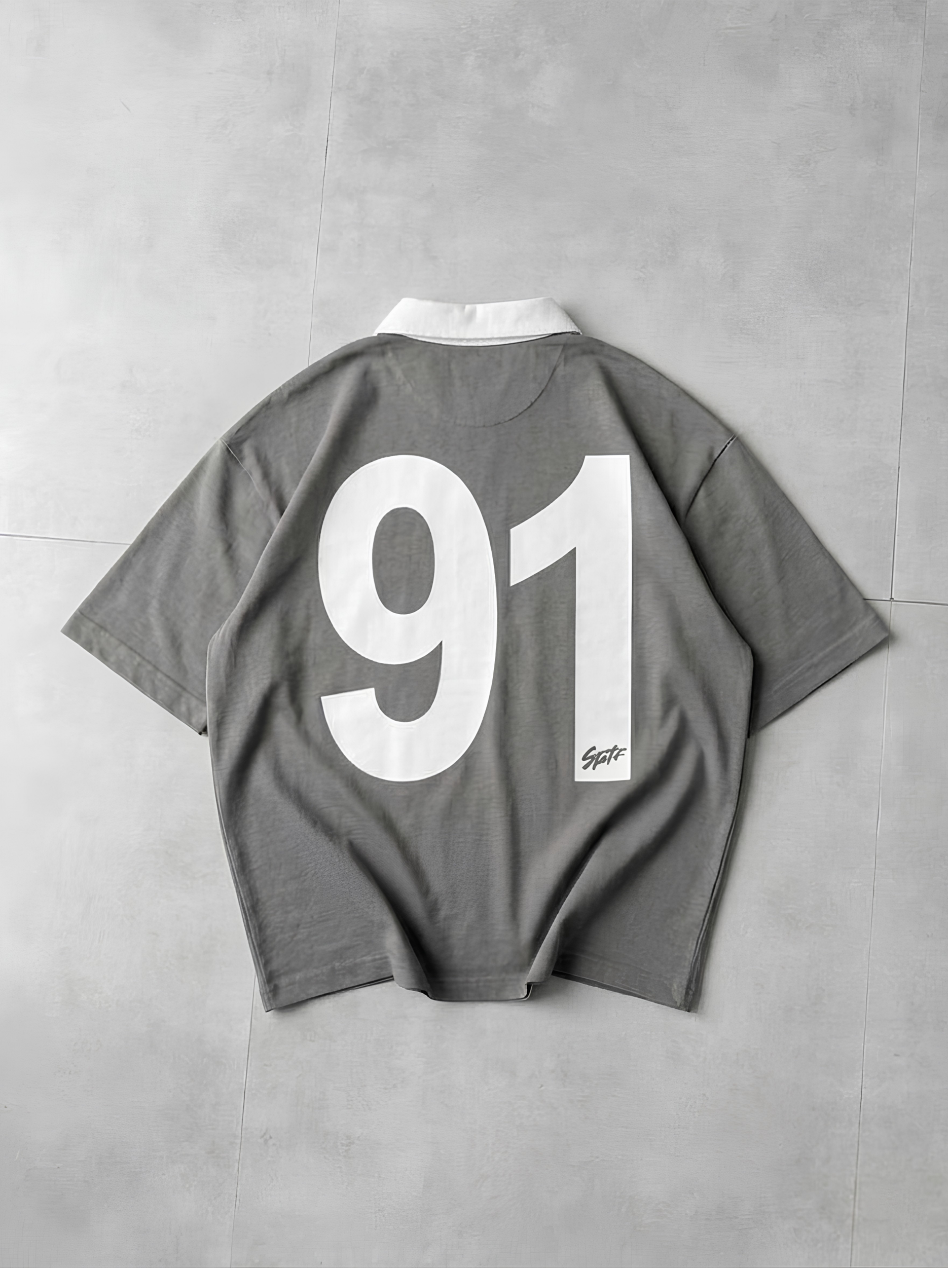 RUGBY POLO - GREY