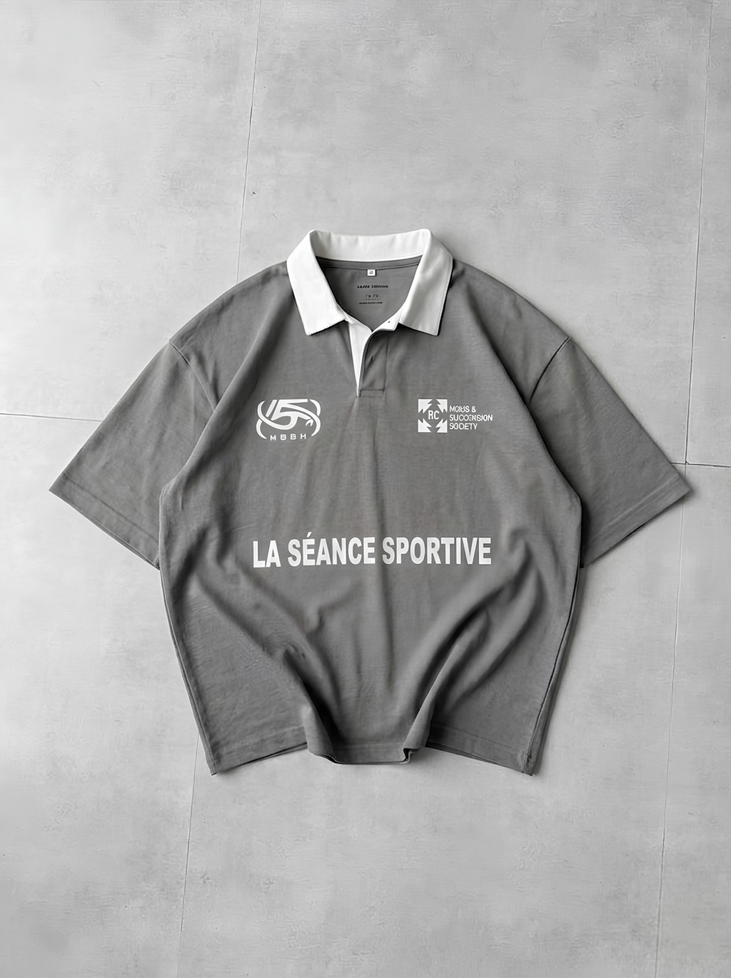 RUGBY POLO - GREY