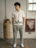 SUMMIT ZIP-POLO - WHITE