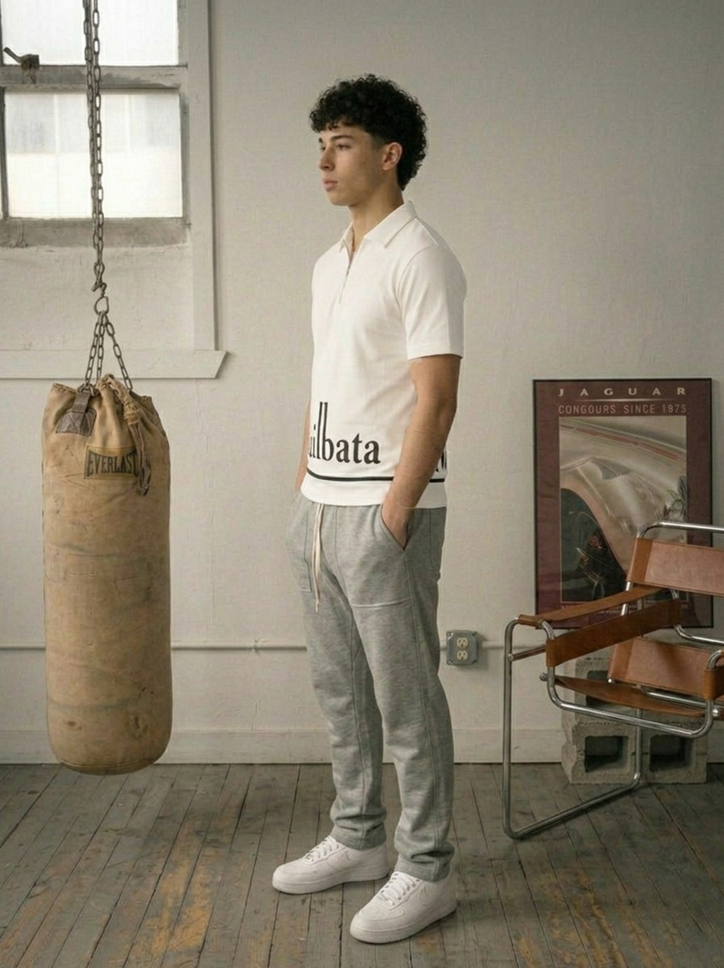 SUMMIT ZIP-POLO - WHITE
