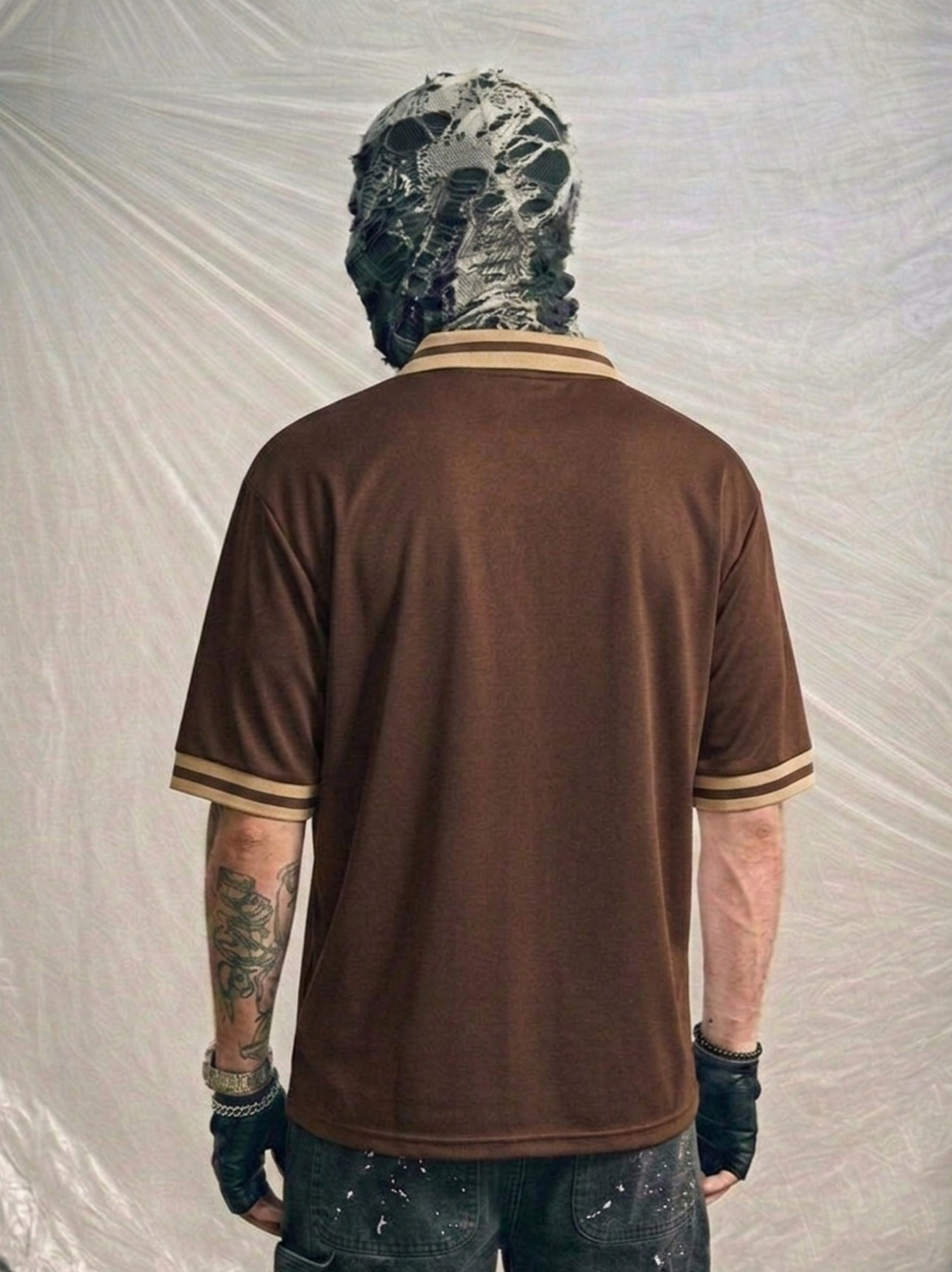 STRYKE FOOTBALL POLO - BROWN