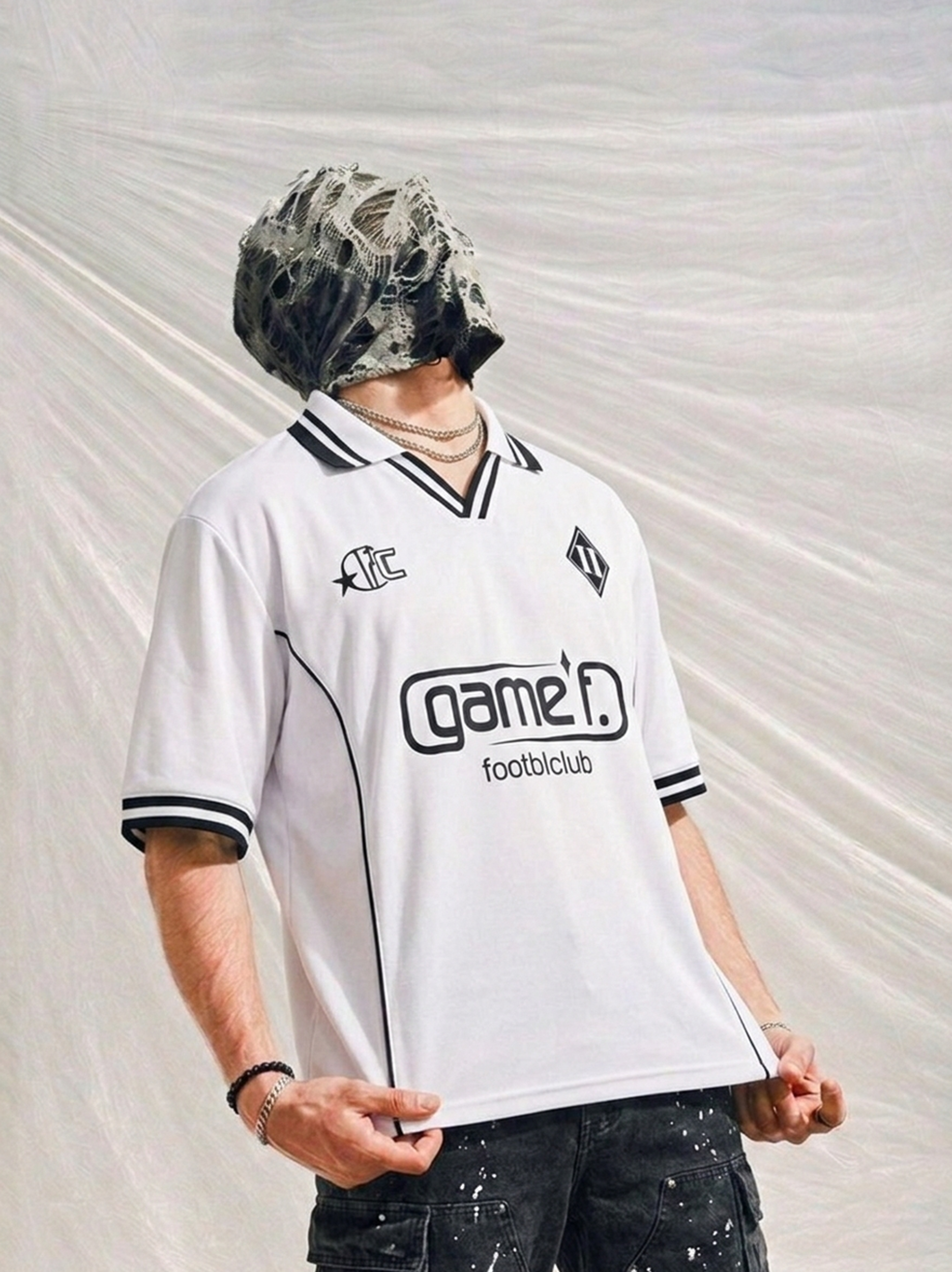 STRYKE FOOTBALL POLO - WHITE