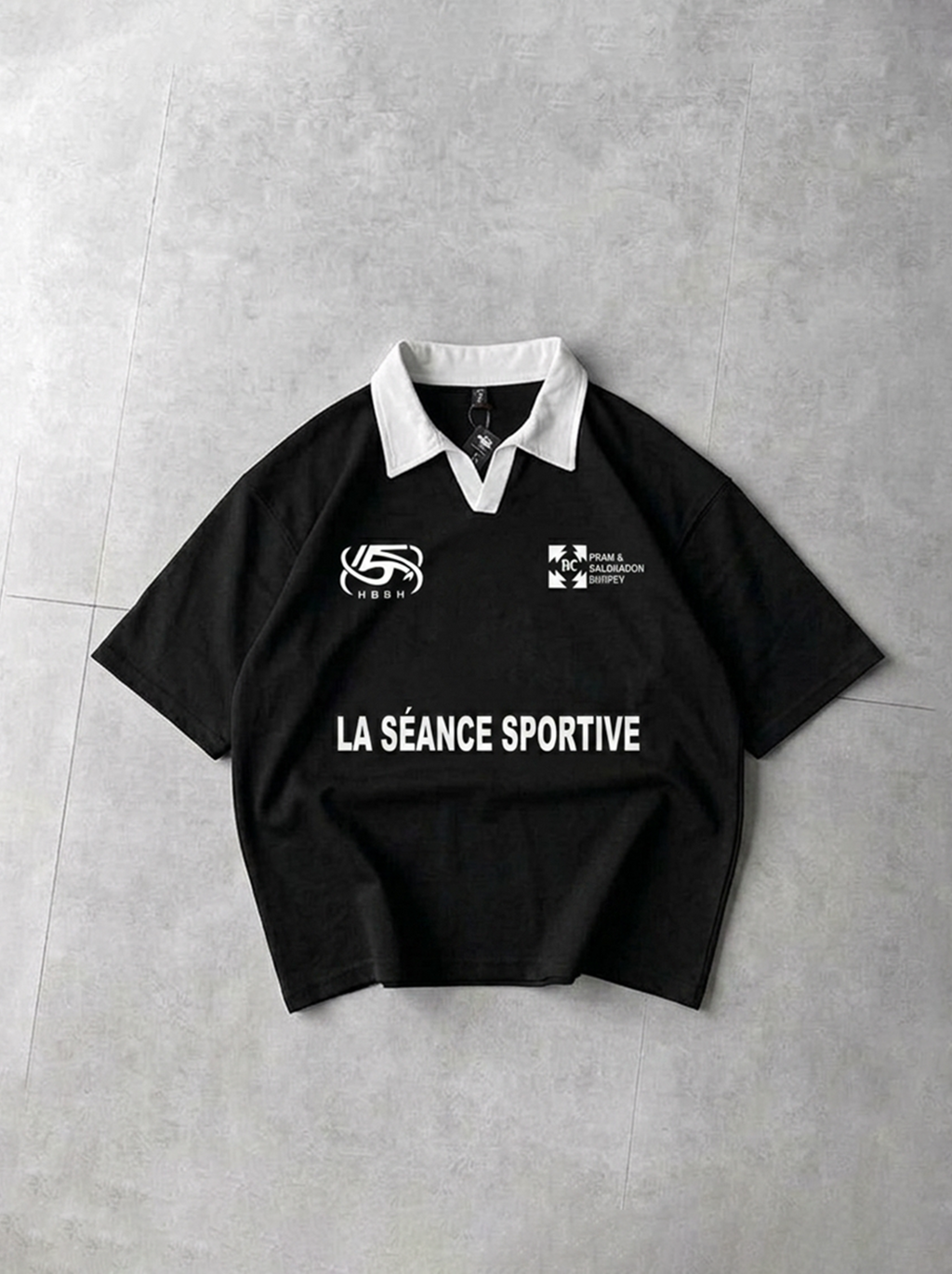 RUGBY POLO - BLACK