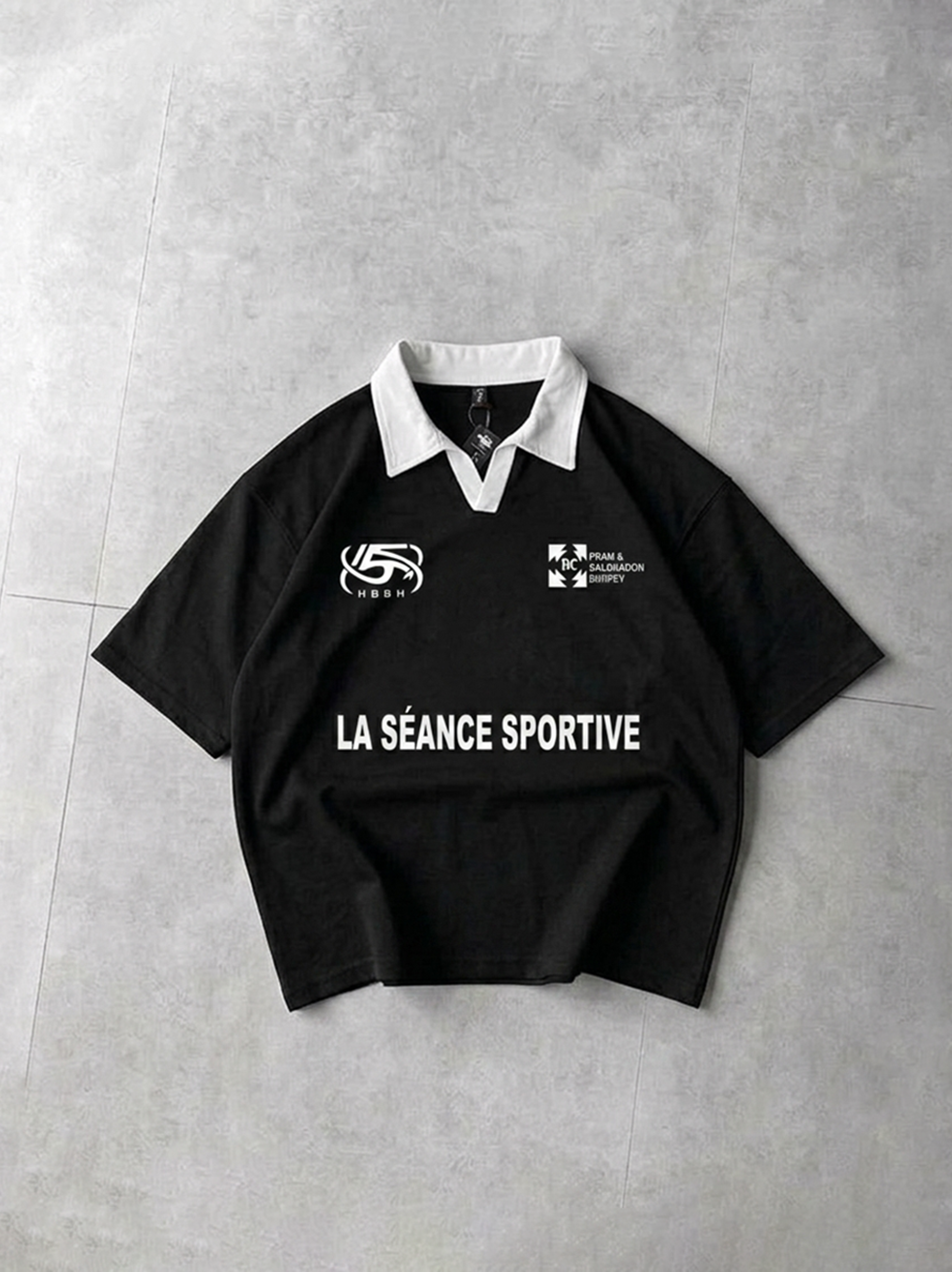RUGBY POLO - BLACK