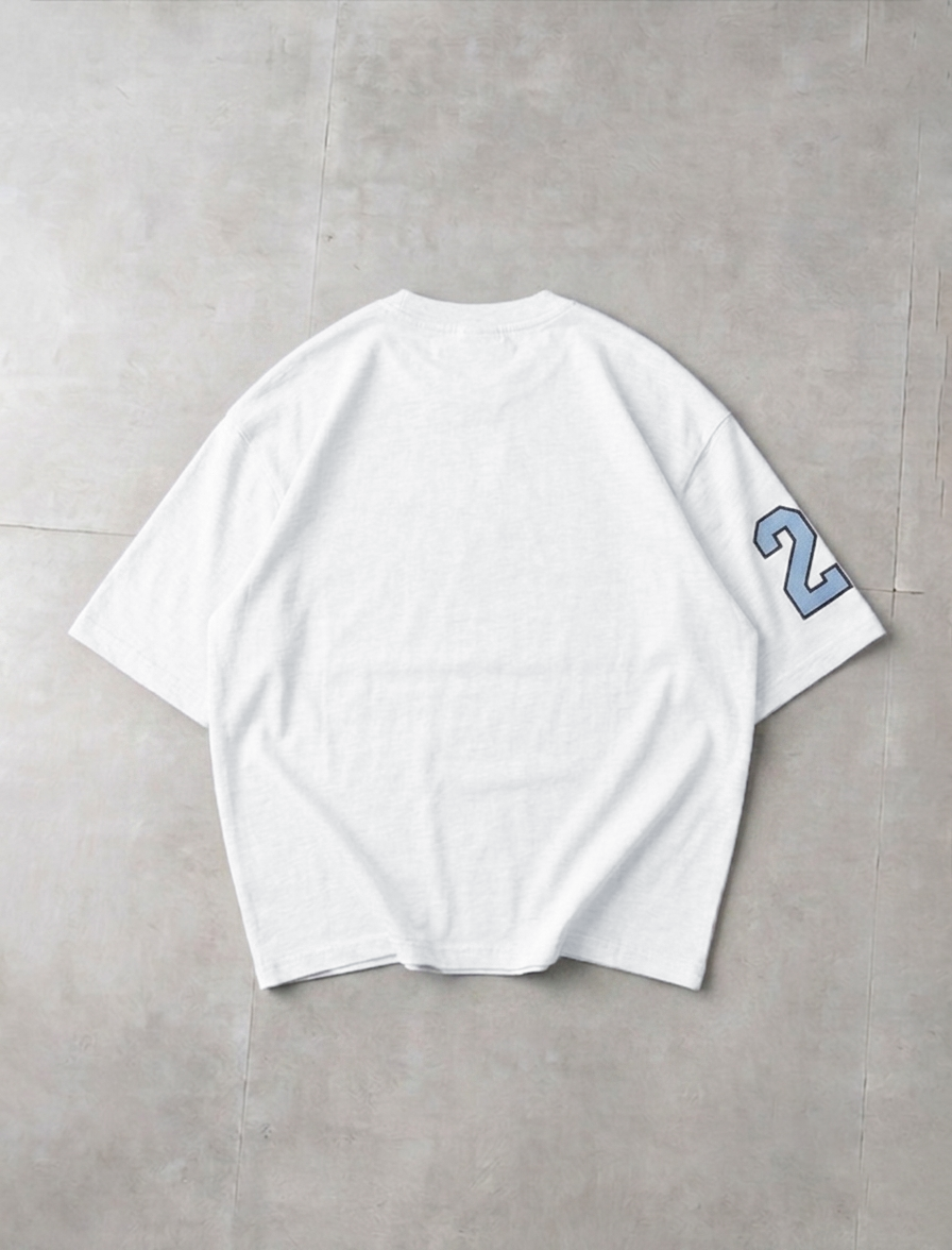 DIVISION-22 OVERSIZED TEE - WHITE