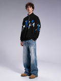 ZENITH HALF ZIP SWEATSHIRT – BLACK