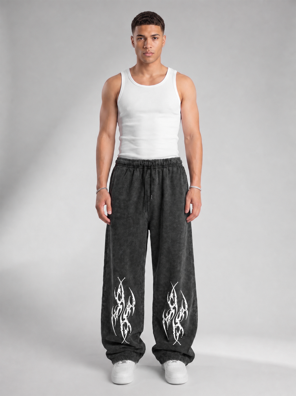 PROXY ACID WASH - (STRAIGHT FIT BAGGY BOTTOM)